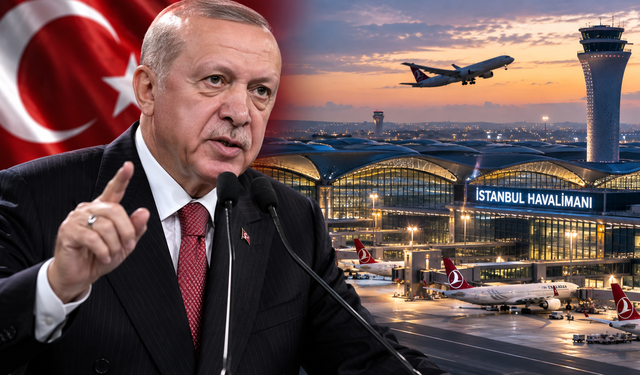 İstanbul Havalimanı'nda 4. pist açıldı! Erdoğan'dan muhalefete 'Artık deniz tükendi' çıkışı