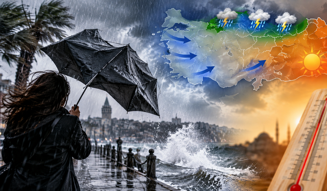 Meteoroloji'den 8 Eylül uyarısı! Bir bölgede sağanak, 5 bölgede kuvvetli rüzgar