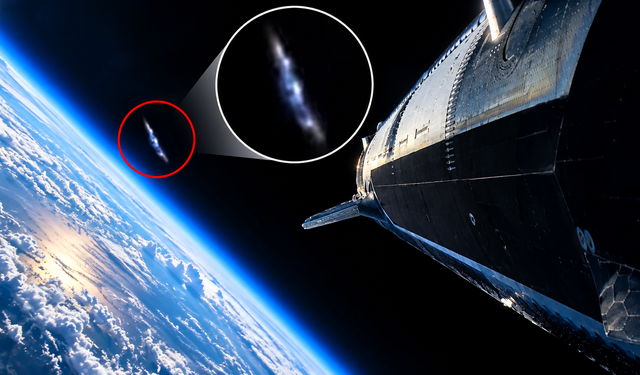 SpaceX canlı yayınında bir anda belirdi! 'UFO ana gemisi' sandılar, gerçek başka çıktı