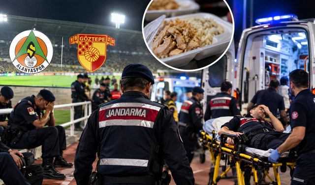 Maç bitti, kabus başladı! Alanyaspor-Göztepe maçı sonrası 50 kişi hastanelik oldu: Şüpheler o yemekte