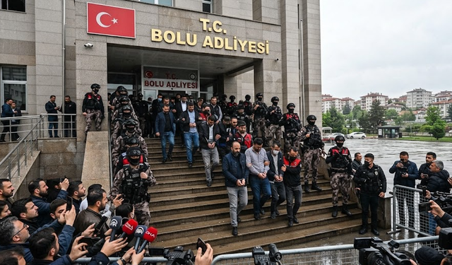 Bolu'da ihale operasyonu: 14 zanlı adliyede