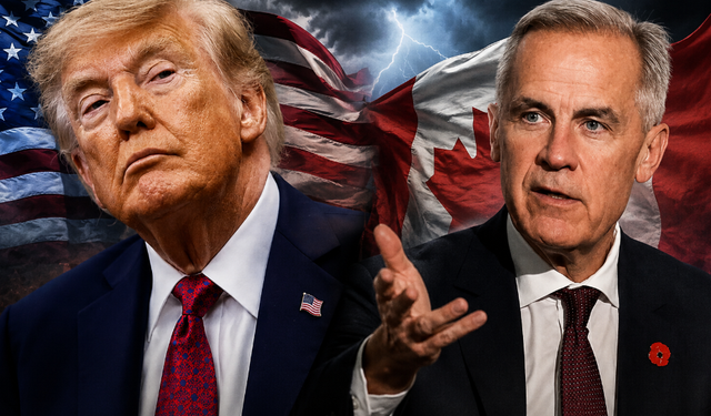 Trump'tan Kanada Başbakanı Mark Carney'e sert çıkış: "Ekonominiz çökebilir!"