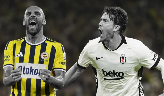 Fenerbahçe-Beşiktaş derbisinde ilk 11'ler belli oldu