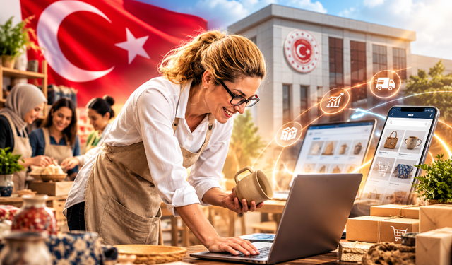 Ticaret Bakanlığı'ndan kadın kooperatiflerine 5 yıllık e-ticaret desteği