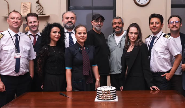 Dört milyarder özel uçakta rehin alınacak! Dikey dizi Son Tarife sete çıktı