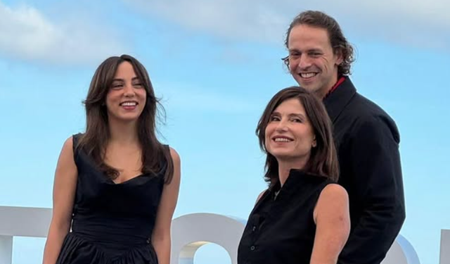 Öykü Karayel ve Metin Akdülger San Sebastián'da! 'Artakalan' için büyük gece