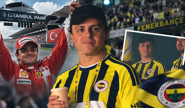 F1 efsanesi İstanbul'da vites değiştirdi! Pistten çıktı Fenerbahçe formasını giyip maça gitti