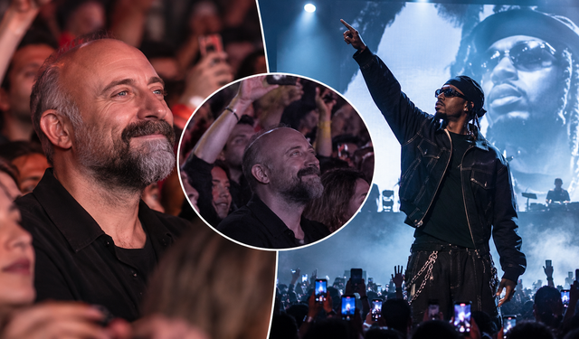 Halit Ergenç'in müzik sevdası dur durak bilmiyor! Şimdi de Metro Boomin konserine gitti