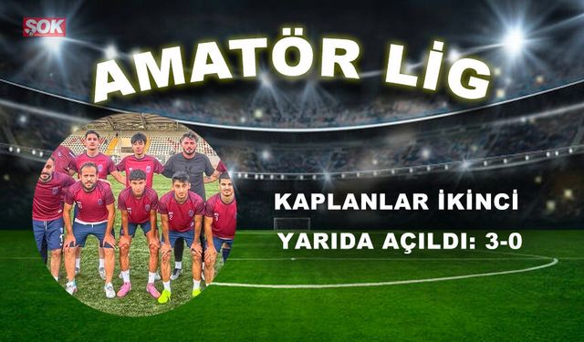 Kaplanlar ikinci yarıda açıldı: 3-0