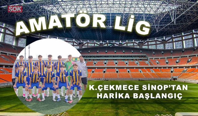K.Çekmece Sinop U-16'dan harika başlangıç