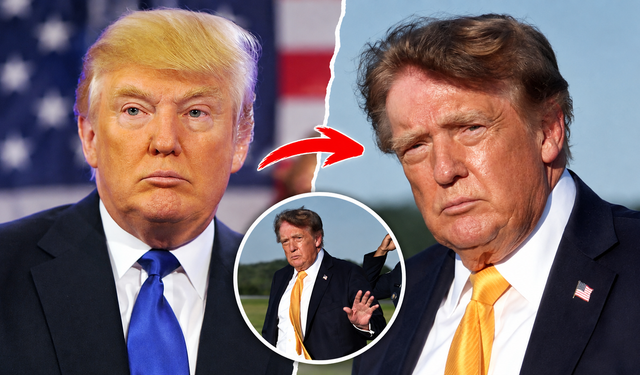 Trump'ın 'yumurta sarısı' dönemi bitti! İkonik saçlar bir gecede tarih oldu