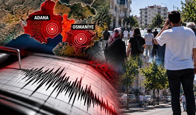 Adana ve Osmaniye'de peş peşe korkutan depremler! İşte büyükleri ve merkez üsleri