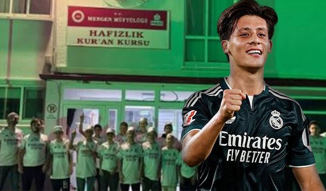 Arda Güler'den hafızlık öğrencilerine anlamlı jest! İmzalı forma gönderdi
