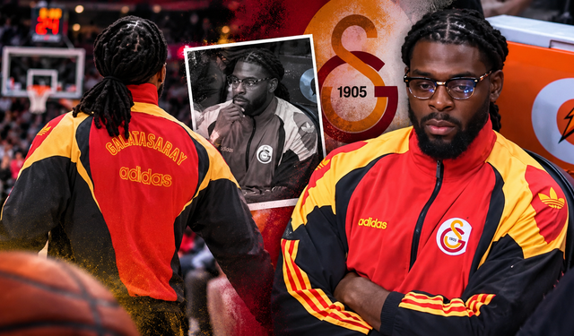 NBA yıldızının dolabından Galatasaray çıktı! Lu Dort maç kombiniyle herkesi şaşırttı