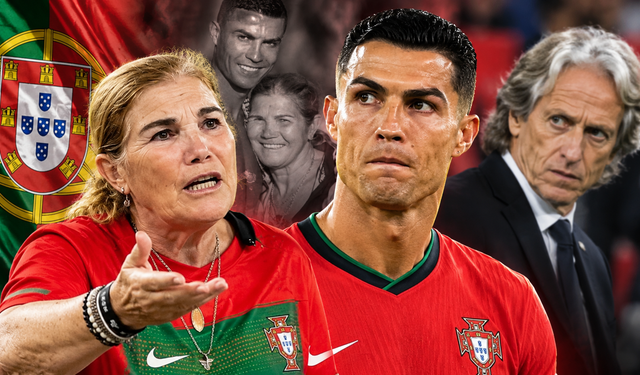 Ronaldo'yu kızdırdılar, annesini karşılarında buldular! Portekiz'e olay fırça