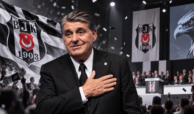 Beşiktaş'ta sandıklar açıldı: Serdal Adalı 3 bin 815 oyla yeniden başkan