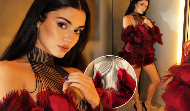 Hande Erçel Paris'te çıtayı yine yükseltti: Baştan aşağı olay