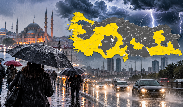 Güneşe aldanan pişman olabilir! İstanbul'da gece sürprizi, 13 il yetmedi, sayı 30'a fırladı!