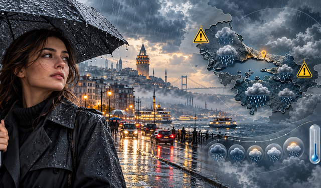 AKOM gün gün açıkladı! İstanbul’da en yoğun yağış ne zaman gelecek?