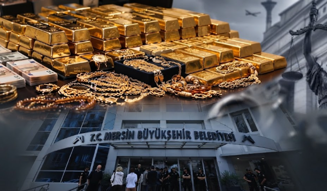 Külçe altın, euro, dolar, sterlin! Mersin'deki operasyonda servet ele geçirildi