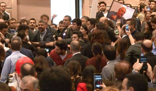İstanbul Barosu'nda gergin genel kurul: Avukatlar birbirine girdi