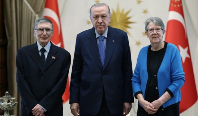 Cumhurbaşkanı Erdoğan ile Aziz Sancar bir araya geldi