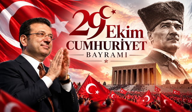 Ekrem İmamoğlu'ndan 29 Ekim kutlaması! Atatürk'ü o sözlerle andı
