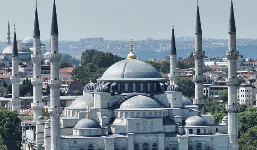 Sultanahmet Camii yıllar sonra ilk kez böyle görüntülendi