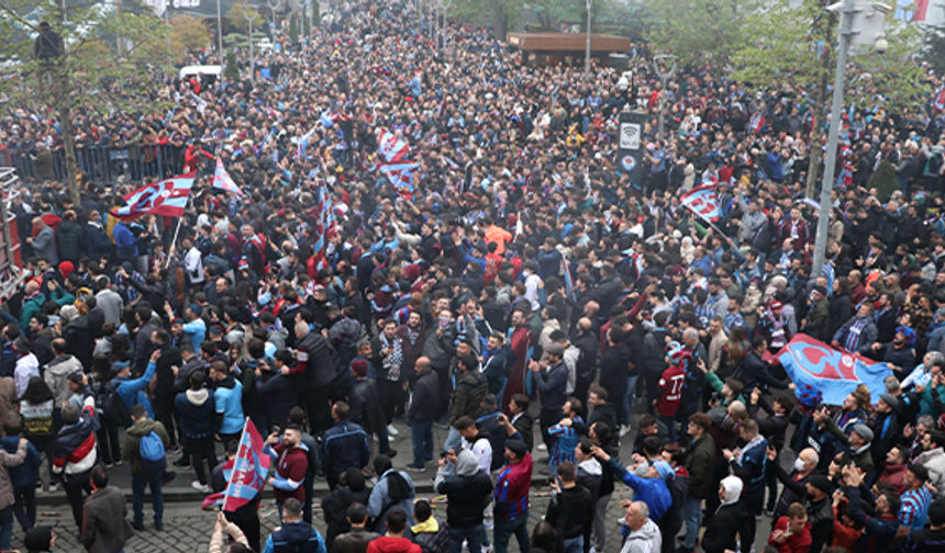 Trabzon'da şampiyonluk heyecanı