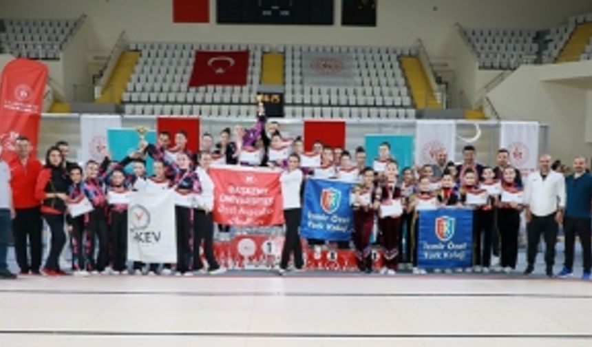 Okul Sporları Jimnastik Türkiye Şampiyonası Manisa’da yapıldı