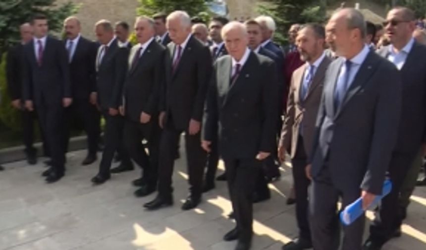 MHP Genel Başkanı Devlet Bahçeli, Gökbörü Otağı'nı ziyaret etti