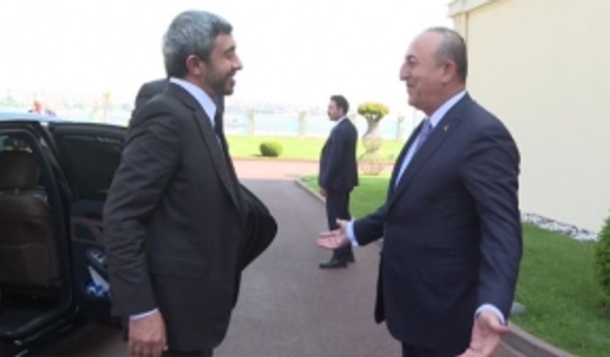 Çavuşoğlu, Birleşik Arap Emirlikleri Dışişleri Bakanı Al Nahyan ile görüştü