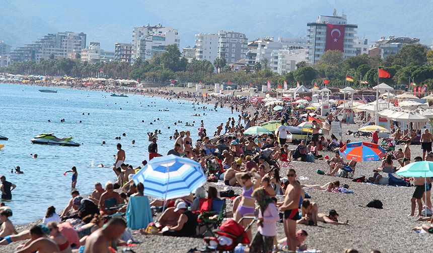 Ekim ayı sonunda yaz yoğunluğu