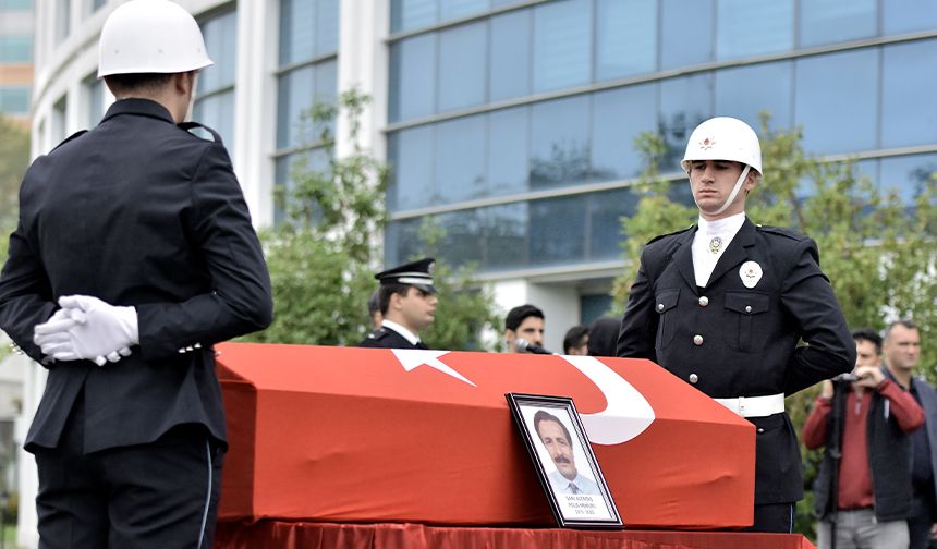 Bursa'da şehit polis için tören düzenlendi