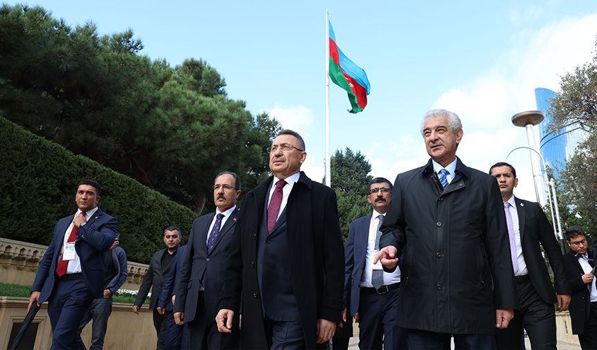 Cumhurbaşkanı Yardımcısı Fuat Oktay, Azerbaycan'da