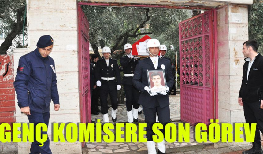 Genç komisere son görev