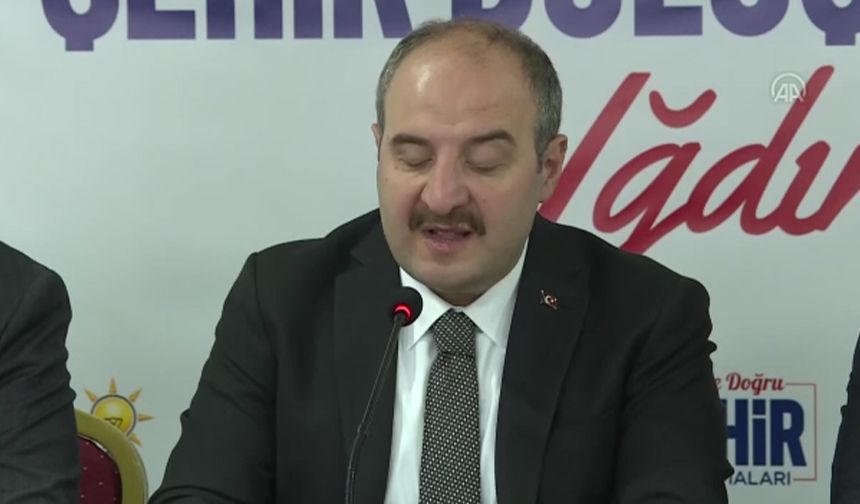 Bakan Varank, Iğdır'da fabrikaların toplu açılışında konuştu