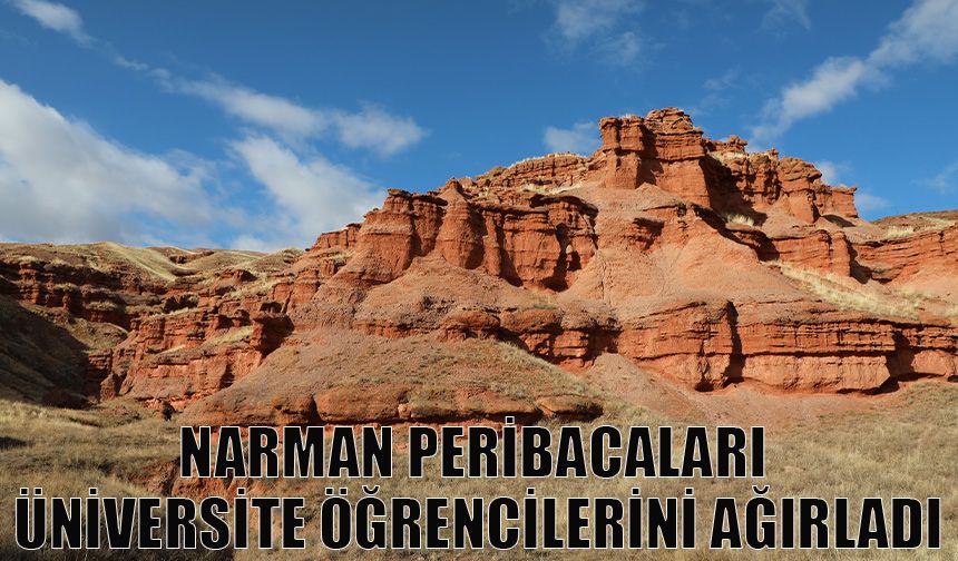 Narman Peribacaları üniversite öğrencilerini ağırladı