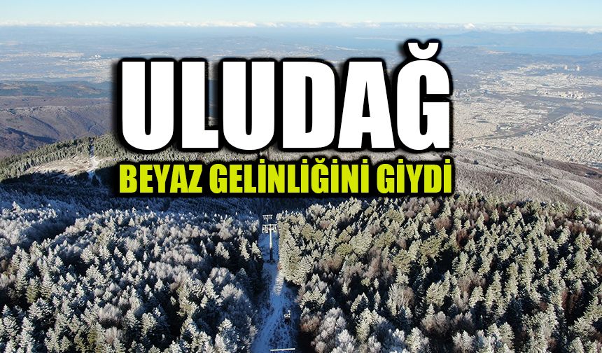 Uludağ beyaz gelinliğini giydi