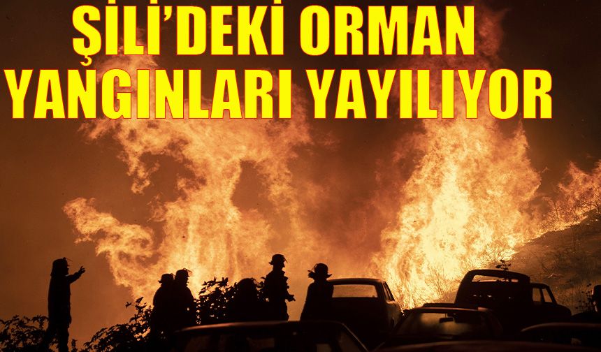 Şili’deki orman yangınları yayılıyor