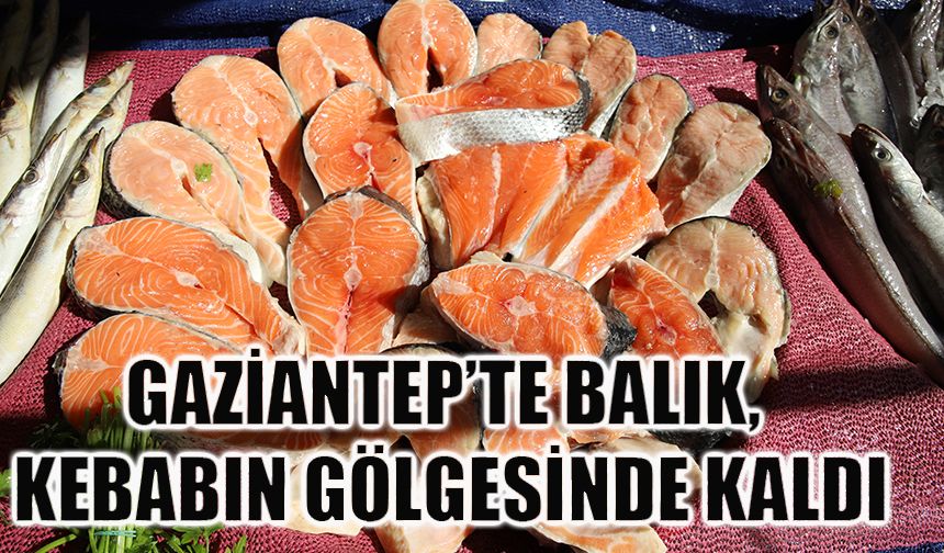 Gaziantep’te balık, kebabın gölgesinde kaldı