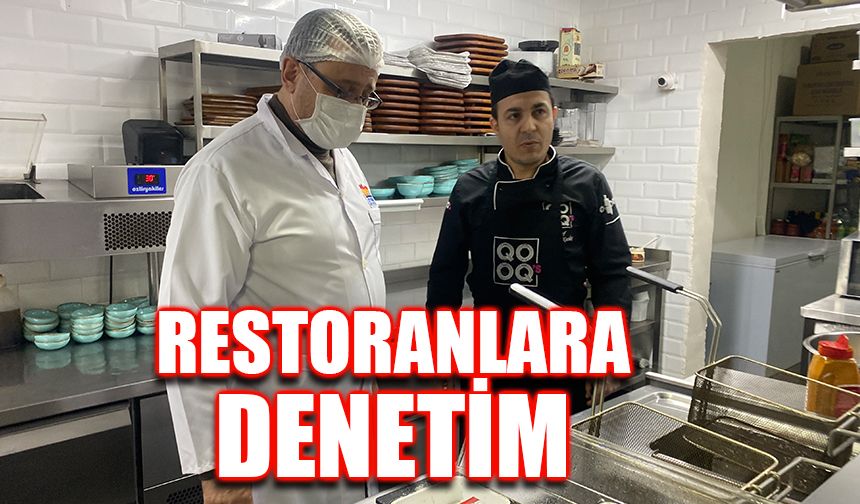 Restoranlara denetim