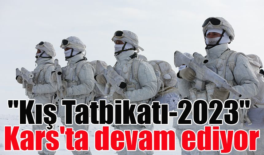 "Kış Tatbikatı-2023" Kars'ta devam ediyor