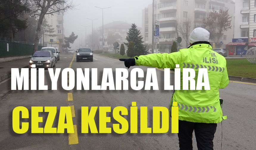 Milyonlarca lira ceza kesildi