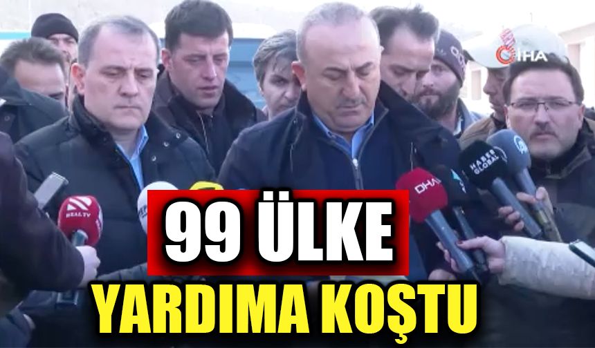 99 ülke yardıma koştu