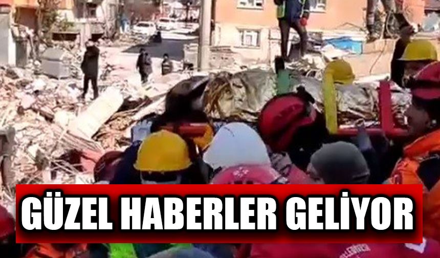 Güzel haberler geliyor