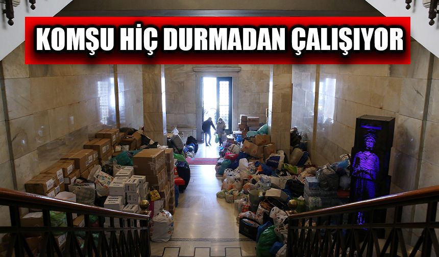 Komşu hiç durmadan çalışıyor