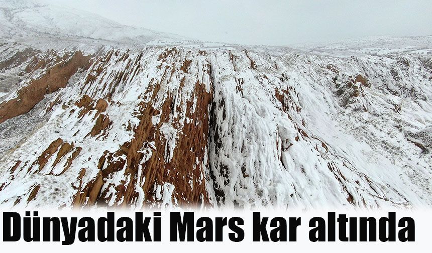 Dünyadaki Mars kar altında