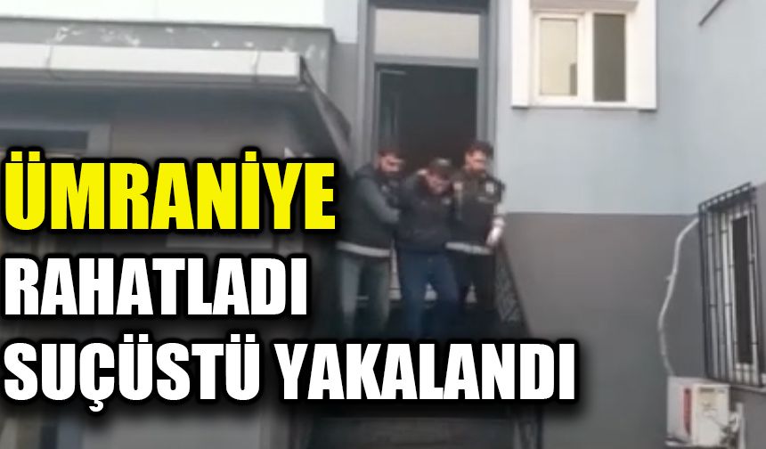 Ümraniye’de 26 adet su saati çalan şahıs, suçüstü yakalandı