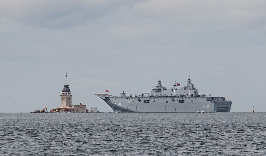 TCG ANADOLU, Sarayburnu'ndan hareket etti